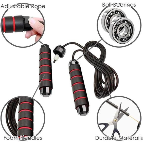 Adjustable Jump Rope Tangle-Free Skipping - Picture 2 of 2